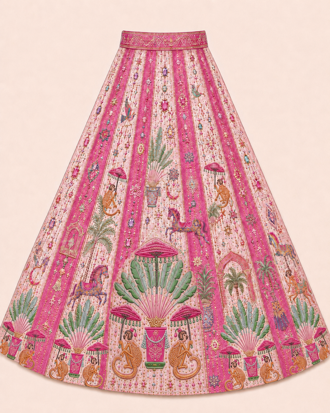 Gulab Bagh bridal concept illustration from Surbhi’s saved archive